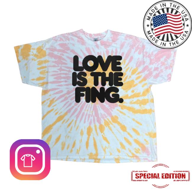 Official Idles Band Merch Store Love Is The Fing Tie-Dye Long Sleeve Tee Idlesband Shop