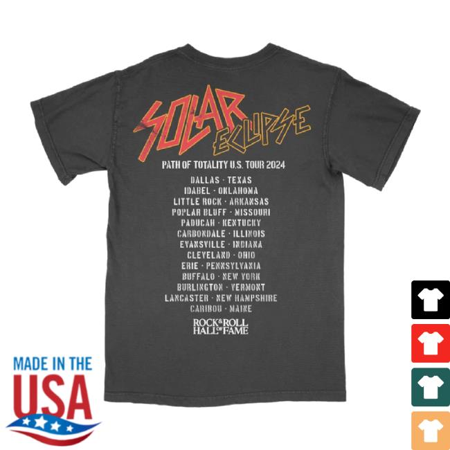 Trending Rock Hall X Cleveland Clothing Company - Eclipse World Tour Sweater