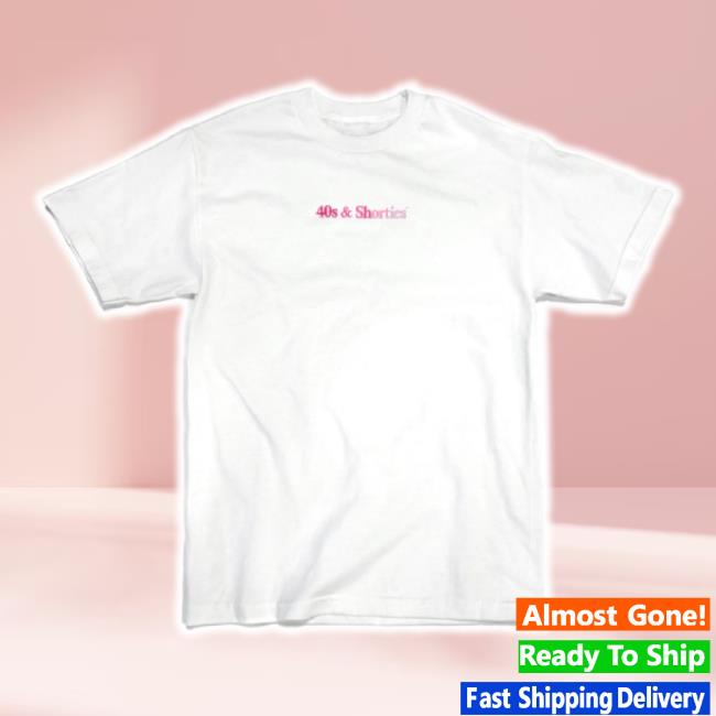 Trending 40S And Shorties Merch Store Faded Text Logo T-Shirt 40Sandshorties Shop