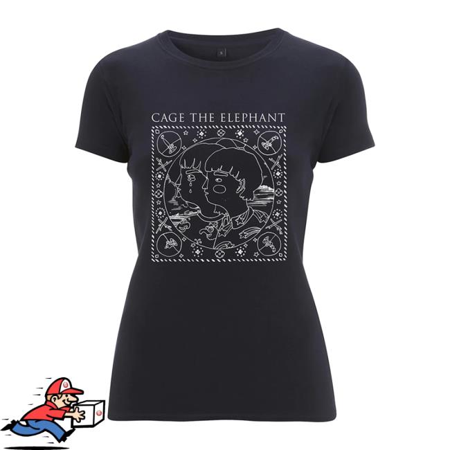 Cage The Elephant Merch Twins Tee Shirt Cagetheelephant