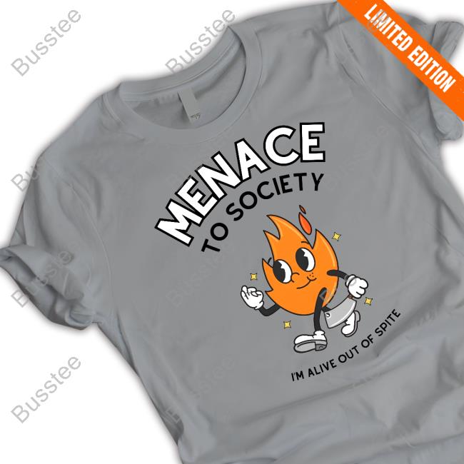 Doublecrossco Menace To Society I'm Alive Out Of Spite Hooded Sweatshirt