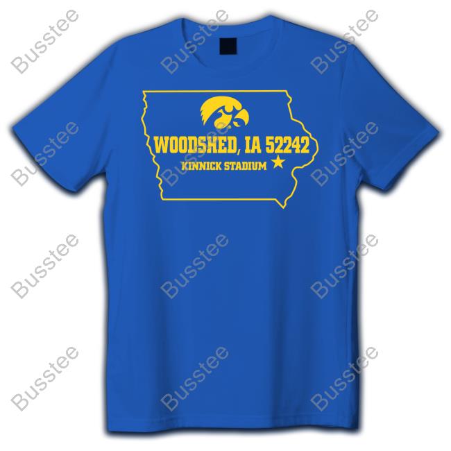 Woodshed Ia 52242 Kinnick Stadium T-Shirt