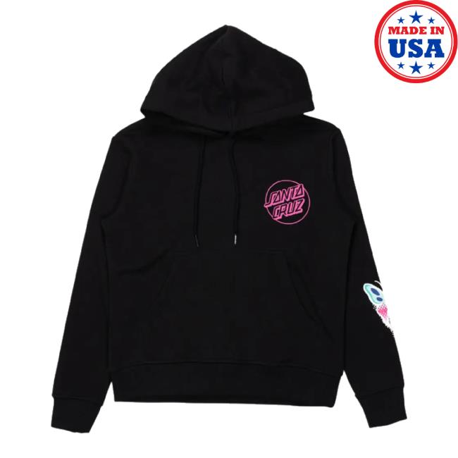 Trending Chances Merch Store Santa Cruz Girls Asp Paradise Fire Hoodie In Black Chances Shop