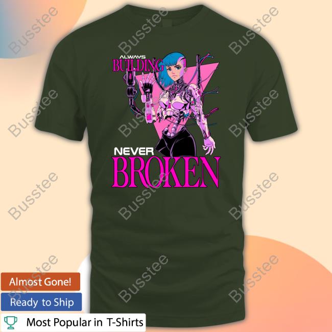 Raskol Apparel Always Building Never Broken Pink Shirt