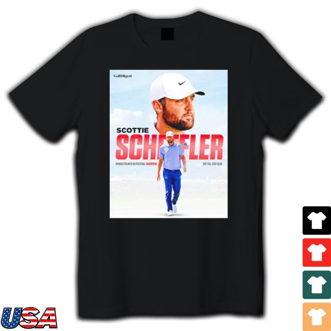 Trending Scottie Scheffler Arnold Palmer Invitational Champion Photo Shirt