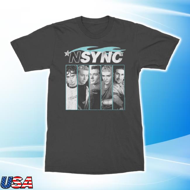 Trending Nsync Merch Store Here We Go Hoodie (Charcoal) Nsync Apparel Clothing Shop