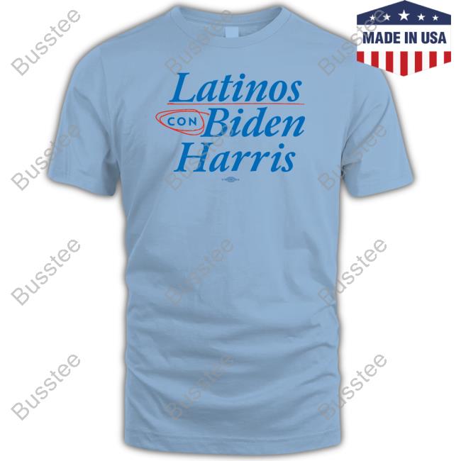 Official Latinos Con Biden Harris Tee Joebiden Store
