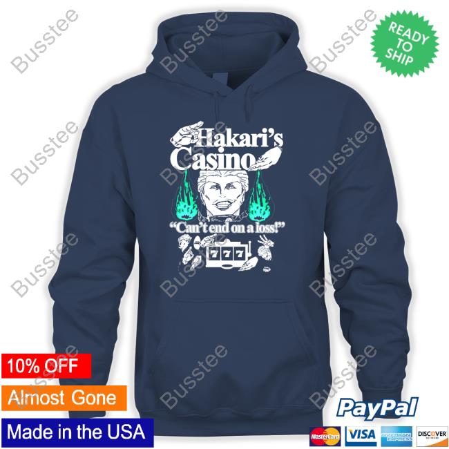 Official Hakari's Casino Can't End On A Loss Tee Shirt Hoshipieces Store