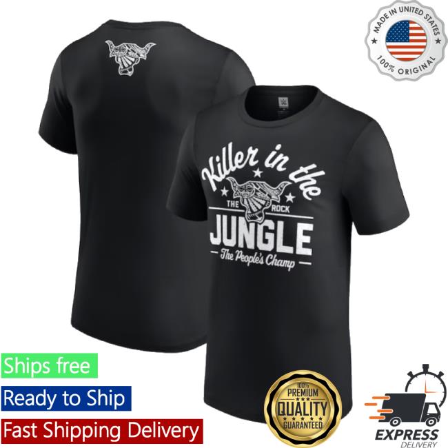 Trending Men's Black The Rock Killer In The Jungle New Shirt