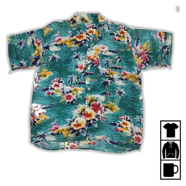 Vintage Hawaii Aloha Tahiti Hawaiian Rayon Vtg Japan Classic Shirt