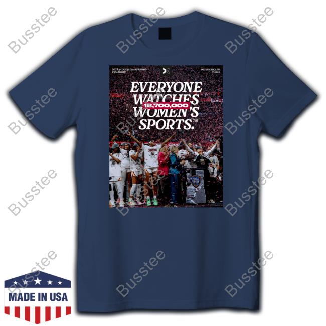 Togethxr Everyone Watches Women’S Sports 18,700,000 New Edition Hooded Sweatshirt