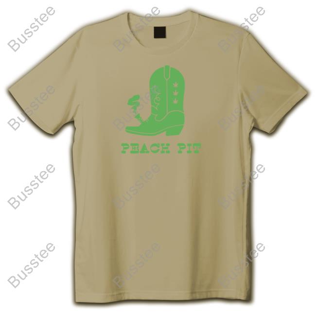 Peachpitmusic Store Peach Pit Boot Bong Tee Shirt