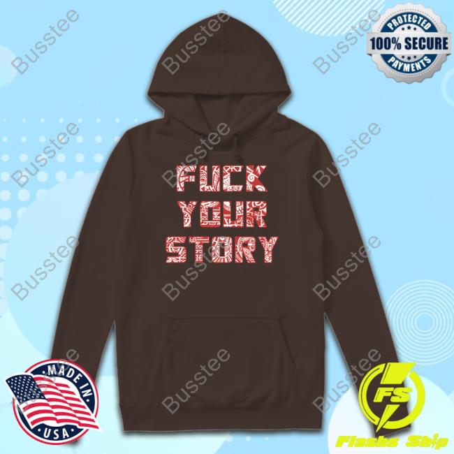 Minerva Wearing Fuck Your Story T-Shirt