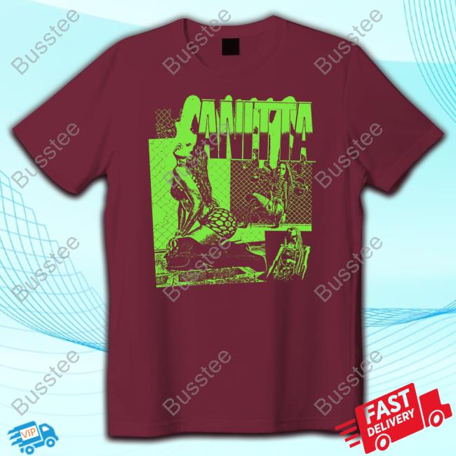 Anitta Green Collage Tee Shirt