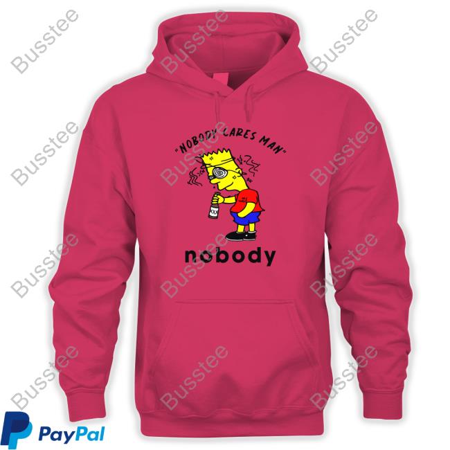 Official Nobody_Clothing Nobody Cares Man Nobody Sweatshirt