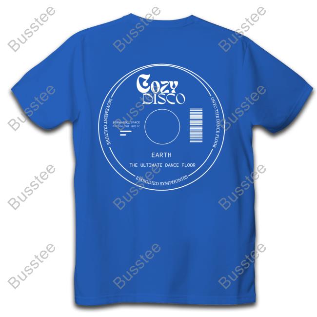 Jason Sudeikis Cozy Disco Forward Space Follow The Music Tee Shirt