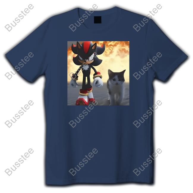 Official Shadow The Hedgehog And Cat Tee Shirt