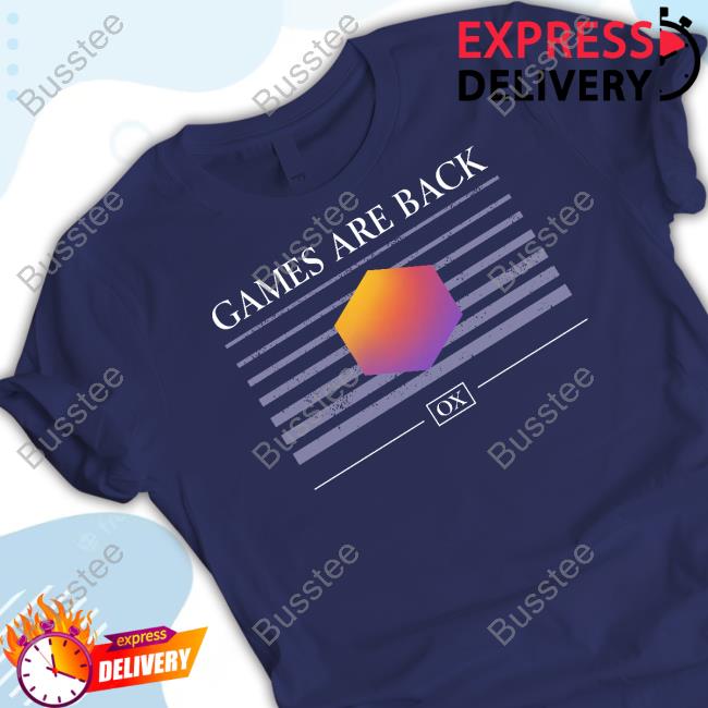 Outside Xbox Merch Games Are Back Ox New Shirt