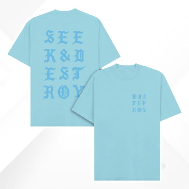 Original Whitephosphor Cemetary Classic Shirt Blue Whitephosphor Shop