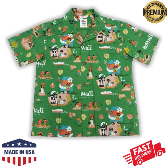 Rodeo-Japan-Pine-Avenue Merch Sun Surf Hawaiian Men's Uncle Torys Let's Go To Classic Shirt