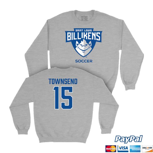 Original Saint Louis Men's Soccer Sport Grey Club Hoodie - Brogan Townsend Original Saint Louis Men's Soccer Sport Grey Club Tee Shirt - Brogan Townsend