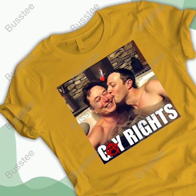 Elon Musk Kiss Mark Zuckerberg Gay Rights Shirts