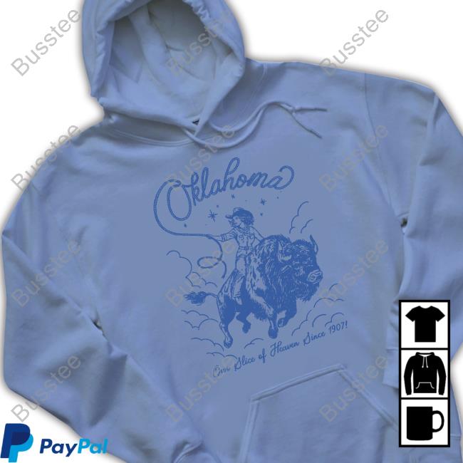 Official Oklahoma Our Slice Of Heaven Since 1907 Tee Shirt