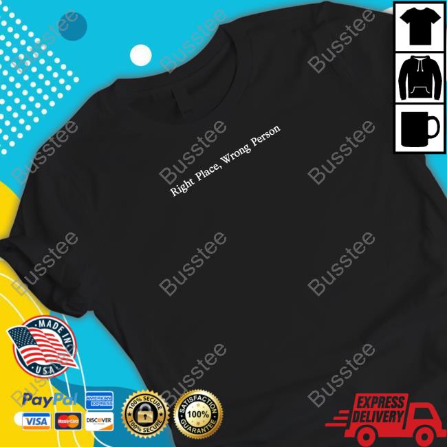 Official Weverse Merch Right Place, Wrong Person Hooded Sweatshirt