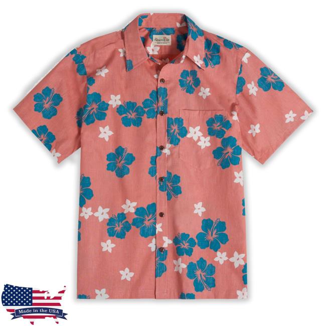 Hawaiianshirt Shop Waikoloa Coral Hawaiian T Shirt