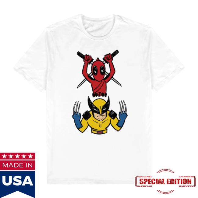 Official Deadpool & Wolverine Long Sleeve T Shirt Jbhifi Shop
