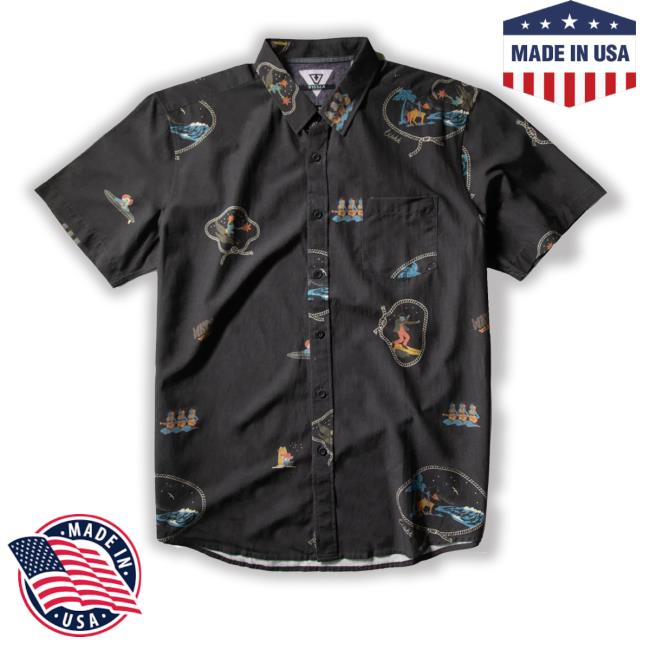 Vissla Soren Wavy West Eco Phantom T Shirts