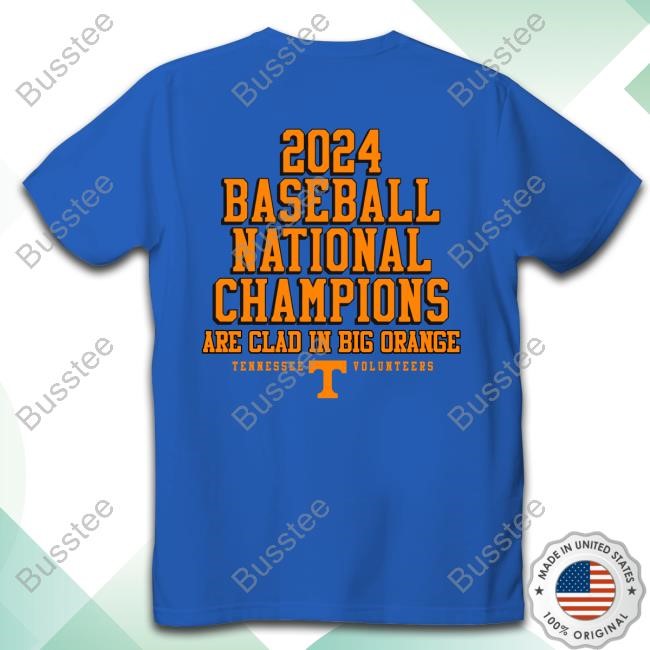 Volshop 2024 Baseball National Champions Are Clad In Big Orange Hoodied