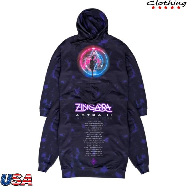 Original Zingara Astra Ii - Tie Dye Tour Shirt Zingara Music Merch Store Shop