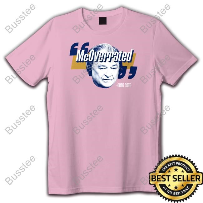 Mcoverrated Face Fla On Red Tee Shirt