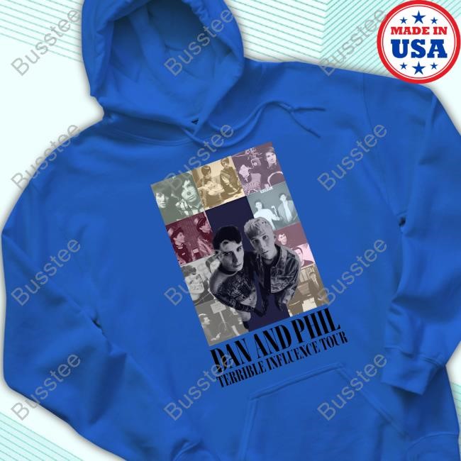 Official Dan And Phil Terrible Influence Tour Tee Official Dan And Phil Terrible Influence Tour Tee