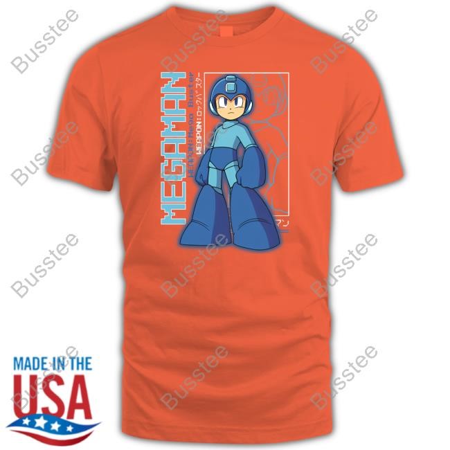Capcom Megaman Large Print Tee Shirt