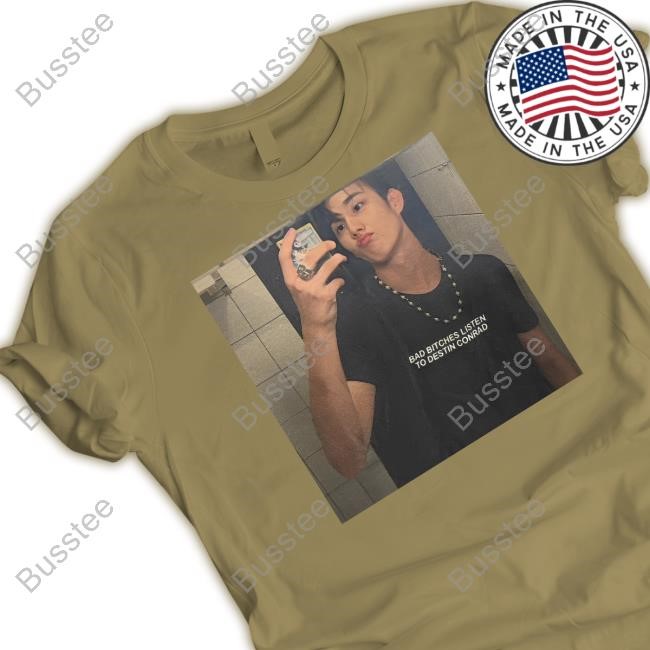 Photo Intak P1harmony Wearing Bad Bitches Listen To Destin Conrad Shirt On Long Sleeved T-Shirt