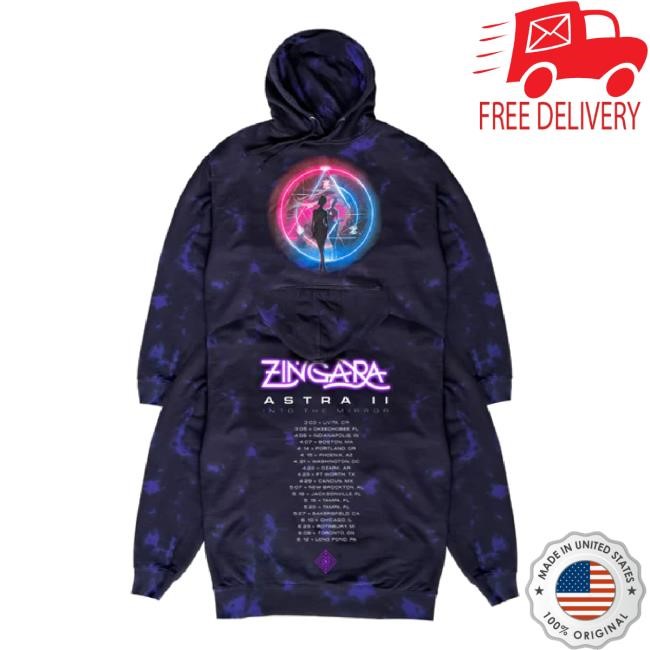 Original Zingara Astra Ii - Tie Dye Tour Shirt Zingara Music Merch Store Shop