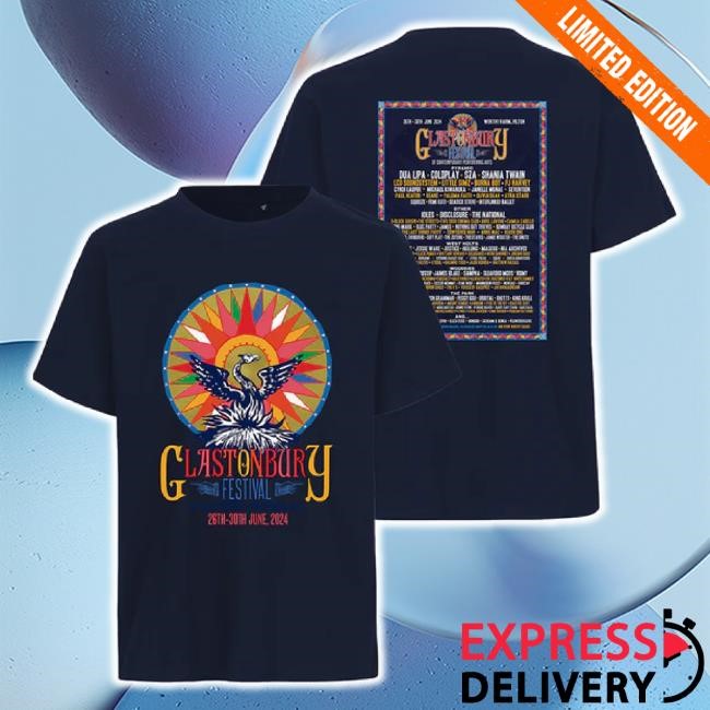 Trending 2024 Windrose Navy Tee Shirt Glastonbury Festivals Shop Merch Store