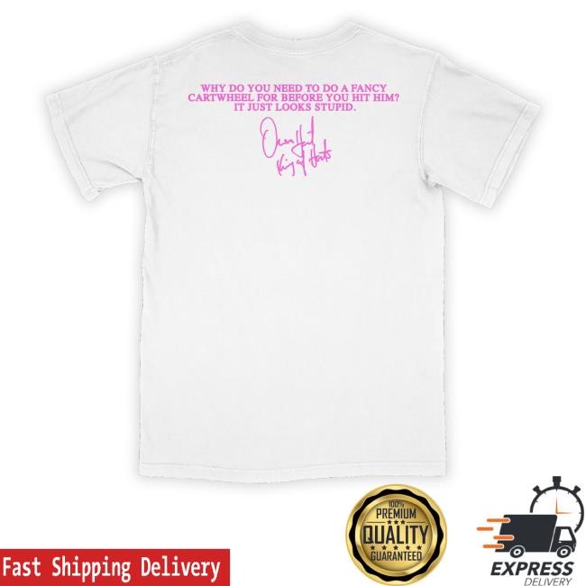 Official Owen Hart The King Of Harts Forever In Our Harts T Shirt Official Owen Hart The King Of Harts Forever In Our Harts T Shirt