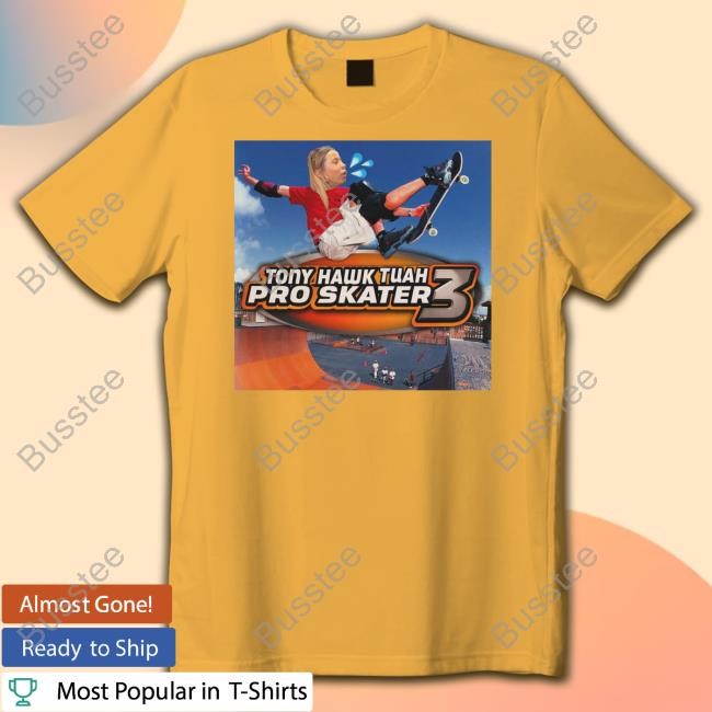 T E E N H E A R T S Tony Hawk Tuah Pro Skater 3 New Shirt
