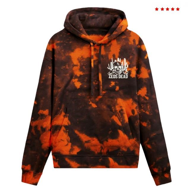 Zeds Dead Official Shop Zeds Dead Dry Hands Bleach Tie Dye Pullover Classic Shirt Zeds Dead Official Shop Zeds Dead Dry Hands Bleach Tie Dye Pullover New Shirt