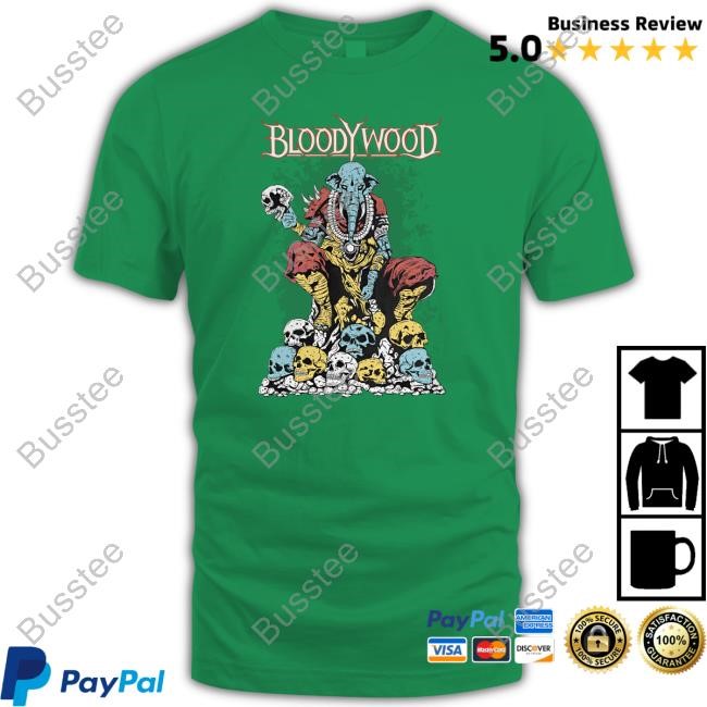 Bloody Wood Elephant Skull Long Sleeve