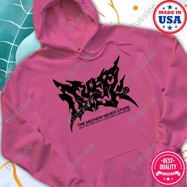 Volume 8 Logo The Mayhem Never Stops Long Sleeve Volume 8 Logo The Mayhem Never Stops Long Sleeve