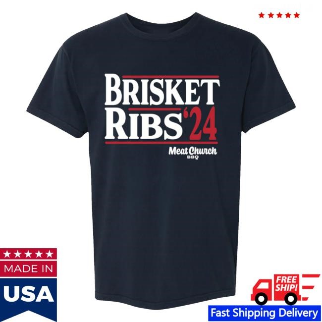 Meat Church Merch Brisket Ribs '24 Tee Meat Church Merch Brisket Ribs '24 Tee