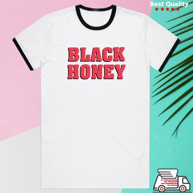 Black Honey Merch Logo Ringer Crewneck Sweatshirt Black Honey Merch Logo Ringer Crewneck Sweatshirt