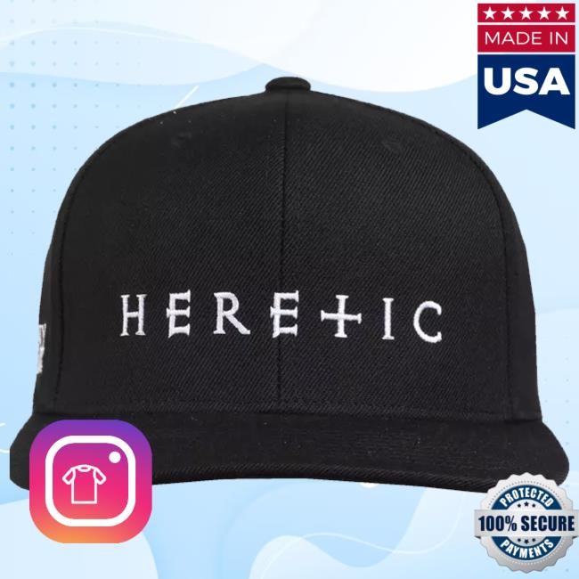 Metal Shop Merch Cap Holy Black - Heretic headwear Metal Shop Merch Cap Holy Black - Heretic headwear