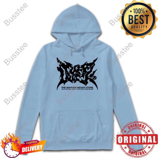 Volume 8 Logo The Mayhem Never Stops Long Sleeve Volume 8 Logo The Mayhem Never Stops Long Sleeve