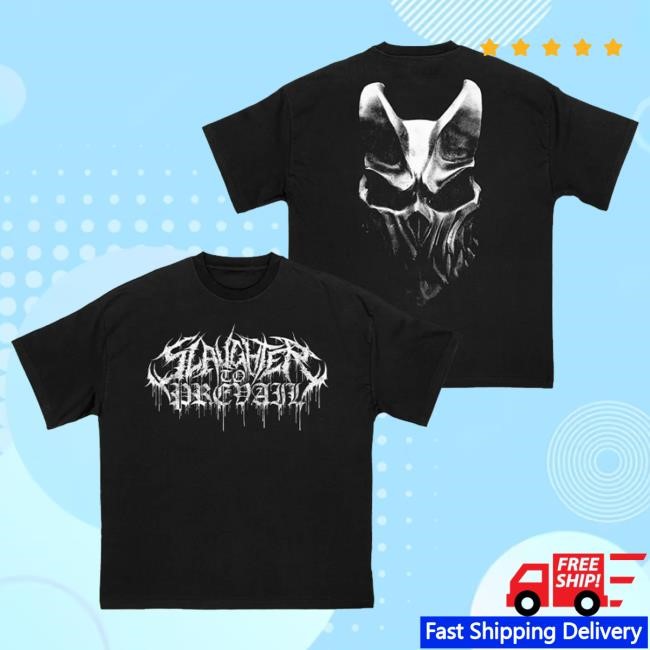 Slaughter To Prevail Merch Slaughter To Prevail - White Logo Mask Hoodie Slaughter To Prevail Merch Slaughter To Prevail - White Logo Mask Hoodie