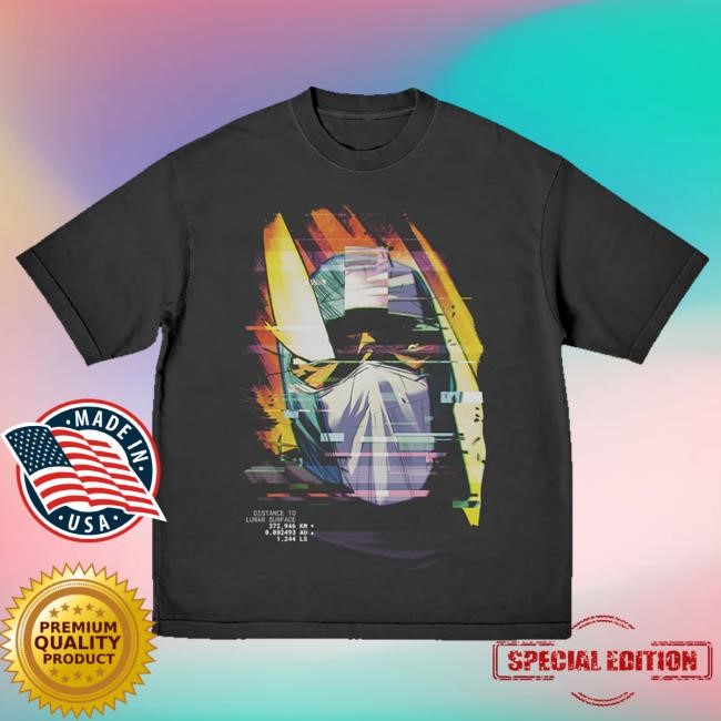 Kid Cudi Merch Moon Man #3 Helmet Tee Shirt Kid Cudi Merch Moon Man #3 Helmet Tee Shirt